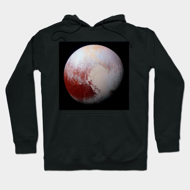 Dwarf planet Pluto, New Horizons view (C028/7858) Hoodie by SciencePhoto